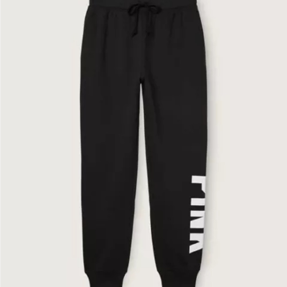 VICTORIA'S SECRET PINK FLEECE ACTIVE EVERYDAY LOUNGE JOGGER  SWEATPANTS XL - Picture 3 of 5